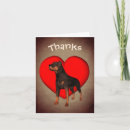 Search for red heart thank you cards Dog