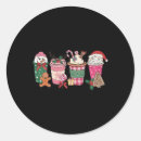 Search for christmas coffee stickers Pink
