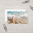 Search for starfish business cards Ocean
