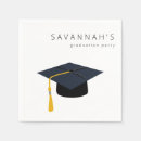 Search for graduation hat napkins White