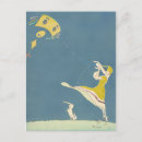 Search for girl with dog postcards Vintage