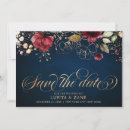 Search for fall wedding save date postcards Burgundy