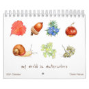 Search for watercolor calendars 2021
