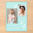 Search for mint green graduation invitations Simple