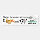 Search for gay marriage bumper stickers Funny