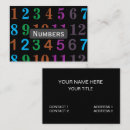 Search for numbered business cards For her