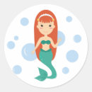 Search for mermaid cartoon stickers Sea
