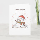 Search for melting snowman christmas cards Cute