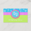 Search for baby shop business cards Pink