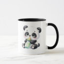 Search for panda and bamboo mugs Kawaii