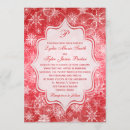 Search for christmas shower wedding invitations Red