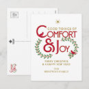 Search for comfort postcards Text