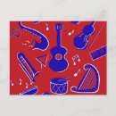 Search for instrument postcards Blue