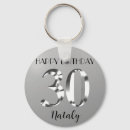 Search for 30th key rings Elegant