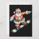 Search for snowboard christmas cards Santa