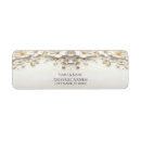 Search for gold ivory return address labels Stylish