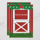 Search for barn party invitations Western