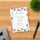 Search for ladybug invitations Red