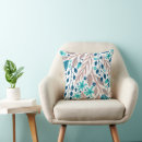 Search for pink teal white cushions Trendy
