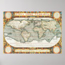 Search for ortelius map posters Vintage