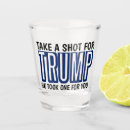 Search for trump shot glass barware Funny