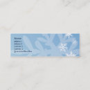 Search for snowflake business cards Season