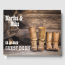 Search for western wedding guest books Cowgirl