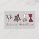 Search for wedding officiant business cards Bridal