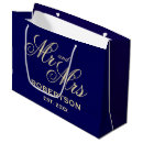 Search for navy blue gift bags Typography