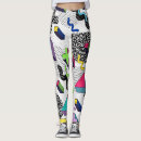 Search for geometric shapes leggings Colourful