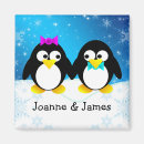 Search for cute wedding magnets Penguin