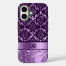Search for purple damask iphone cases Girly