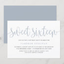 Search for blue sweet 16 invitations Birthday