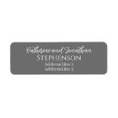 Search for couples return address labels Typography