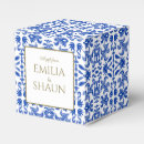 Search for italian wedding favour boxes Mediterranean