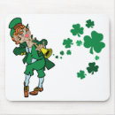 Search for irish drinking mousepads Leprechaun