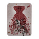 Search for pink flowers rectangular magnets Antique