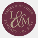 Search for minimalist modern wedding stickers Stylish and chic