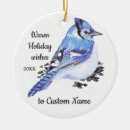 Search for blue jay christmas tree decorations Bird
