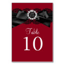 Search for red lace table cards Burgundy