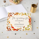 Search for autumn leaves wedding guest books Modern