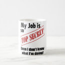 Search for top secret mugs Job