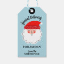 Search for special delivery gift tags Santa