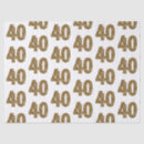 Search for 40 birthday tissue paper Elegant