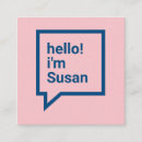 Search for speech bubble business cards Minimalist