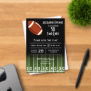 Search for football party invitations Sports