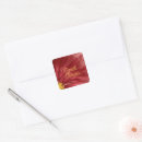Search for original square stickers Red