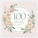 Search for one hundredth birthday stickers Elegant