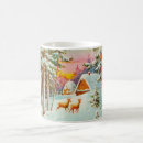 Search for vintage winter scene mugs Xmas