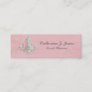 Search for chandelier business cards Pink